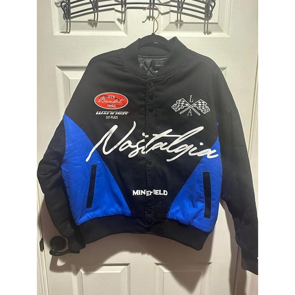 PacSun Nostalgia Racing Bomber Jacket - Picture 2 of 3